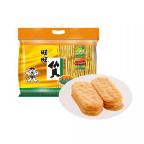 旺旺 仙贝 零食 膨化食品 饼干糕点 家庭装 400g